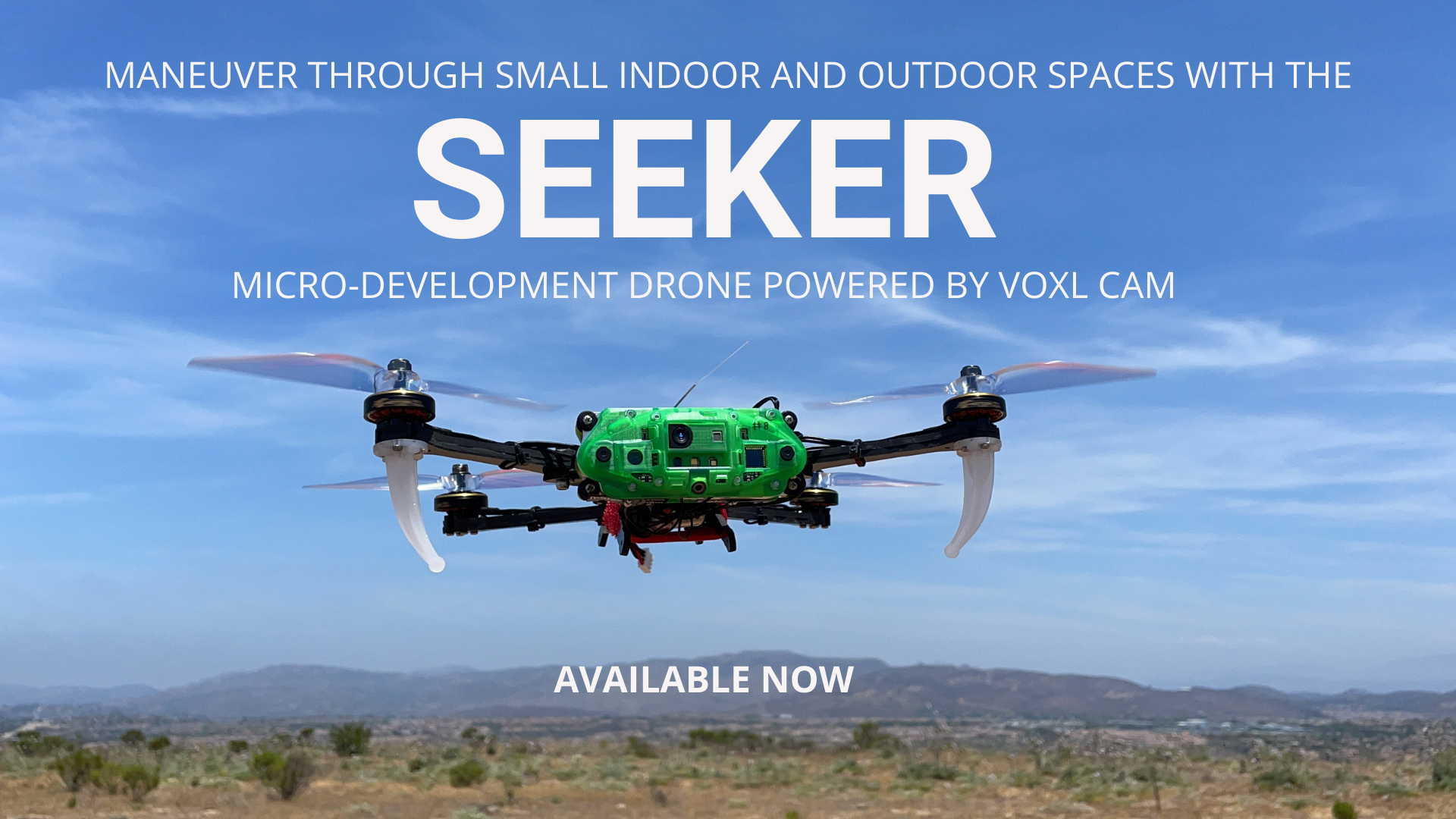 Introducing the Seeker Micro-Development Drone Powered by VOXL CAM