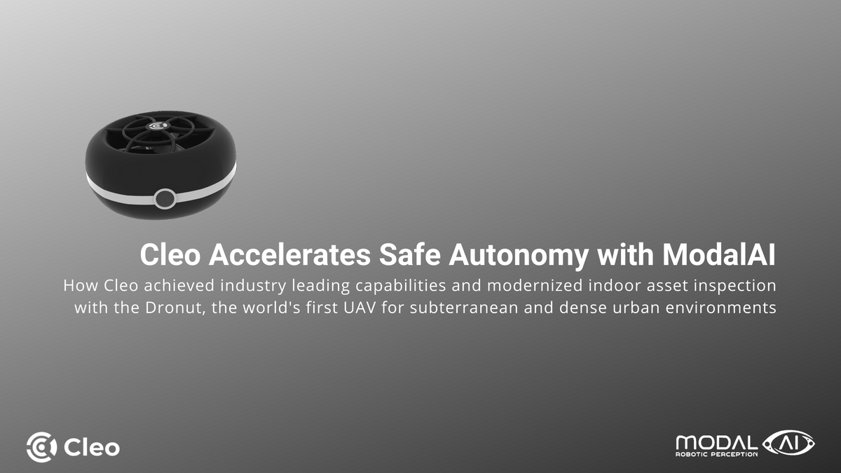 Cleo Accelerates Safe Autonomy With ModalAI | ModalAI, Inc.