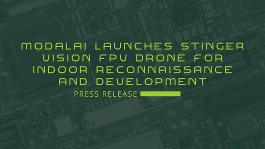 ModalAI® Launches Stinger Vision FPV Drone for Indoor Reconnaissance and Development