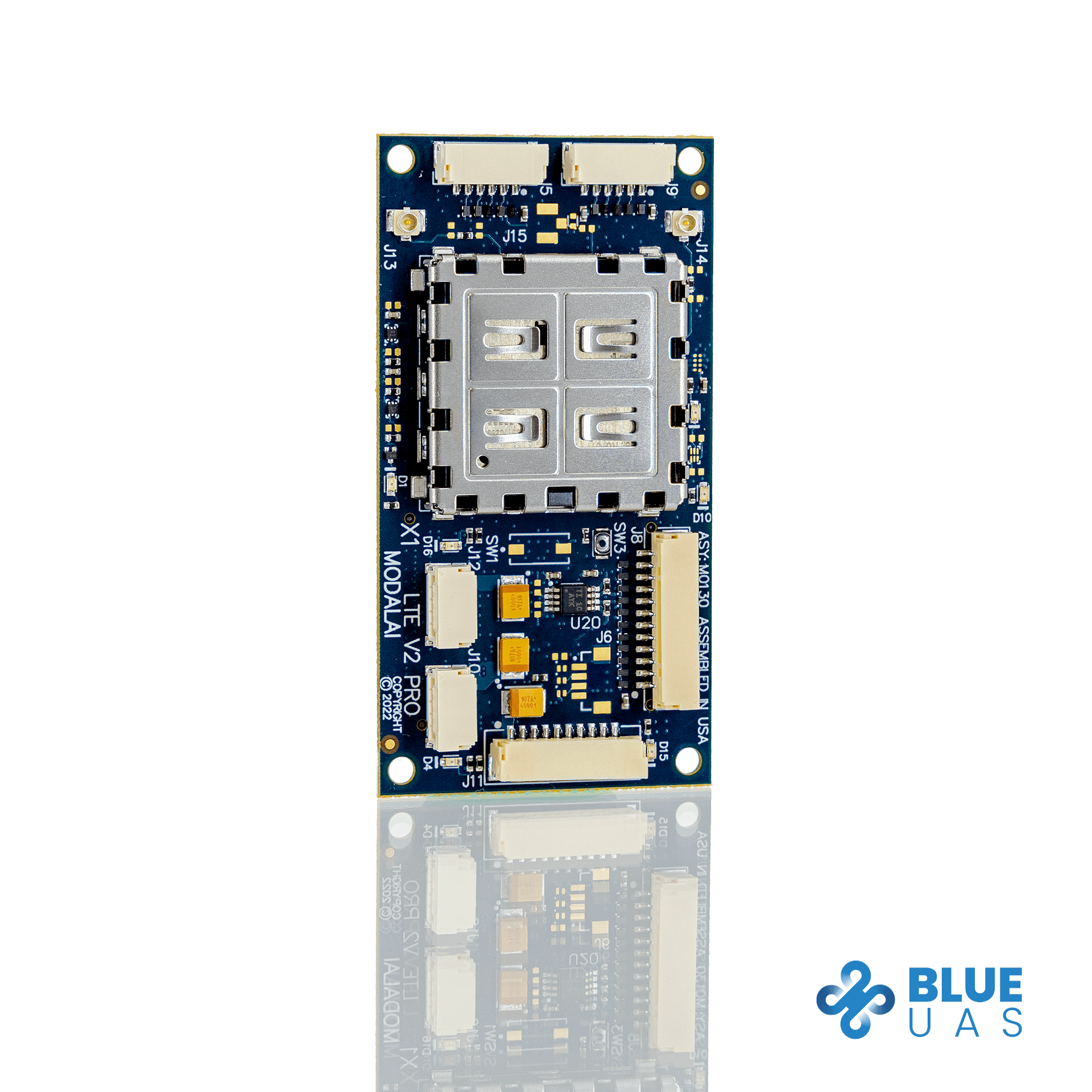 ModalAI, Inc. Accessory VOXL 2 Cellular LTE, I/O Breakout and USB hub add-on (M0130-3)