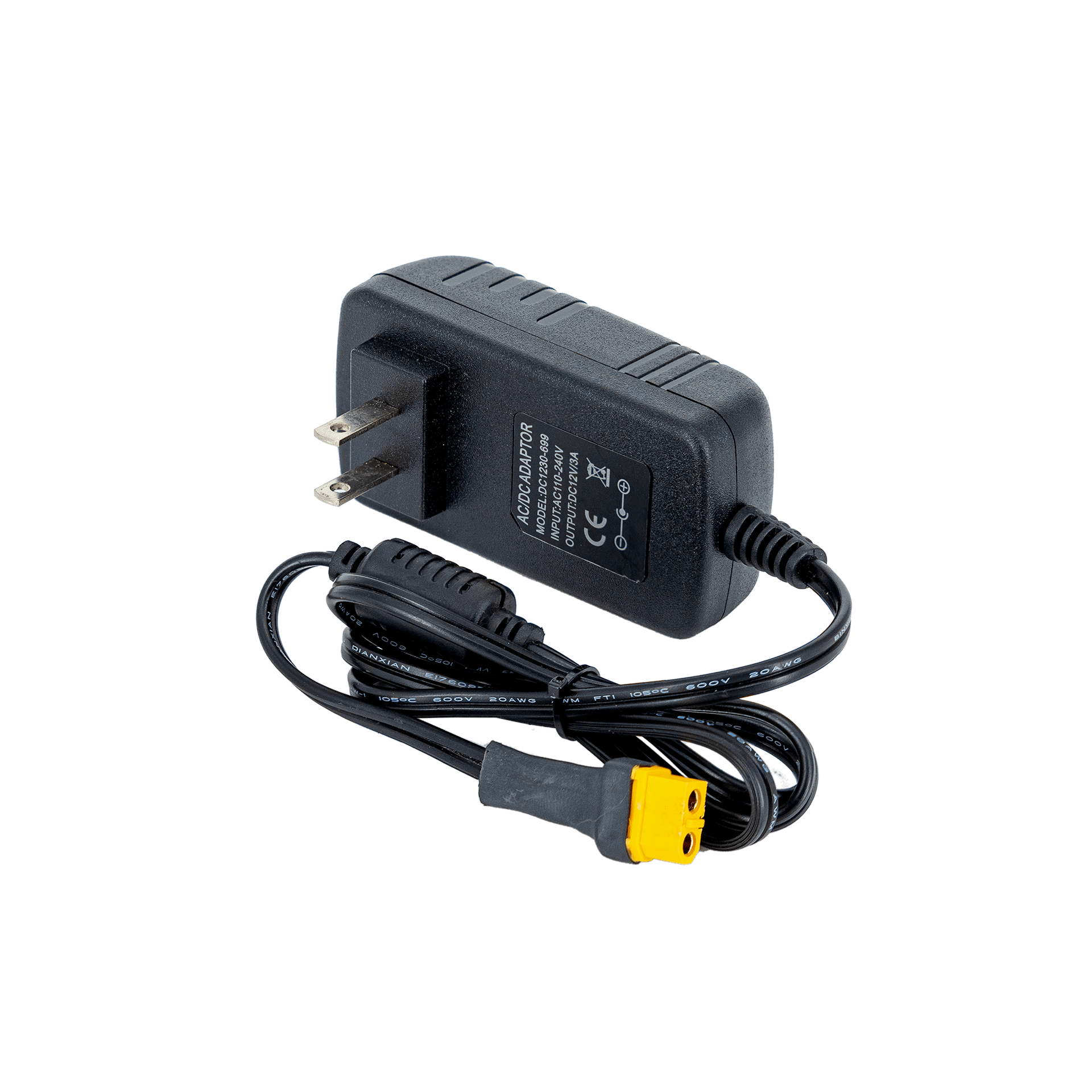 Wall Power Supply with 12V/3A XT60 Output