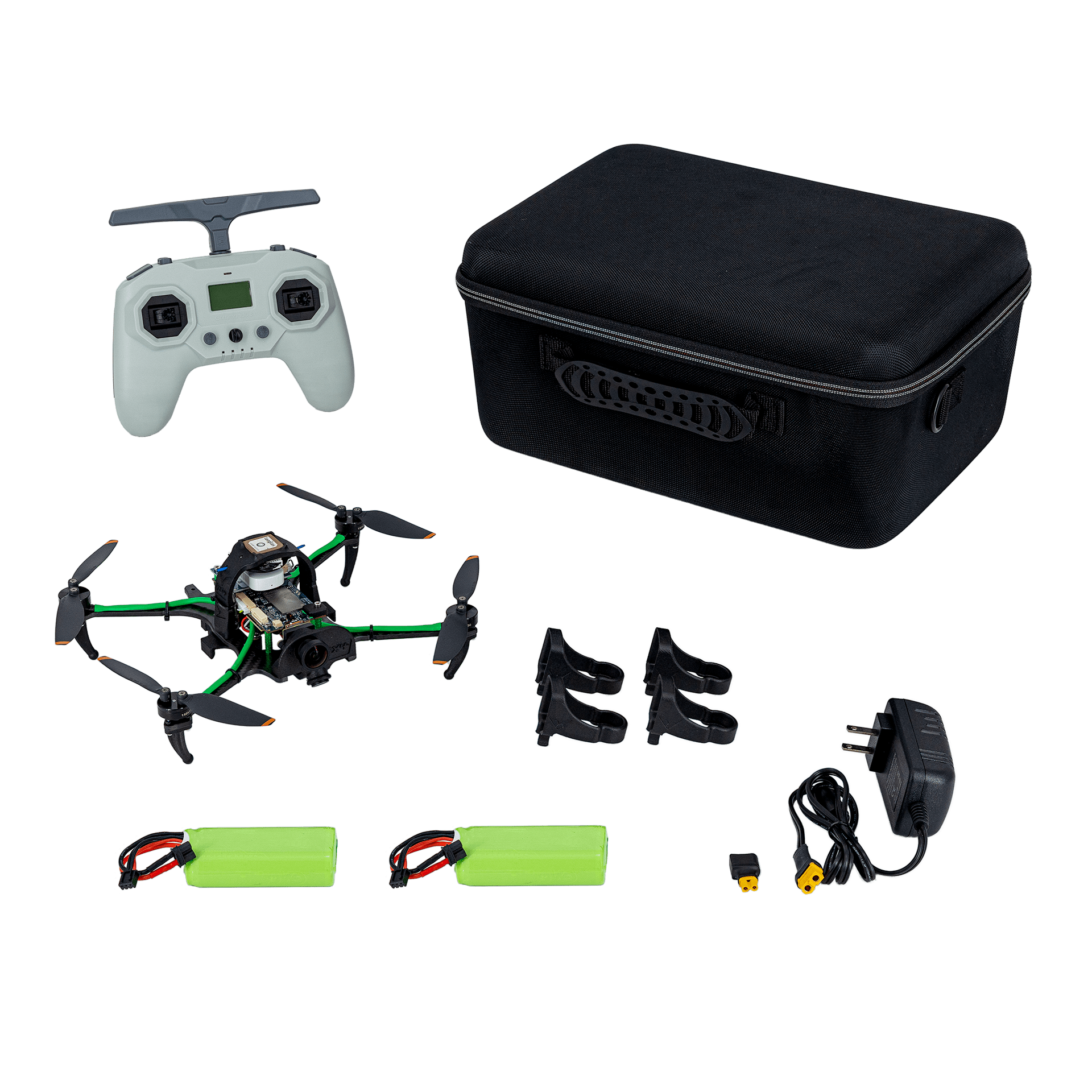 ModalAI, Inc. Drone with Batteries, Controller and Case PX4 Autonomy Developer Kit