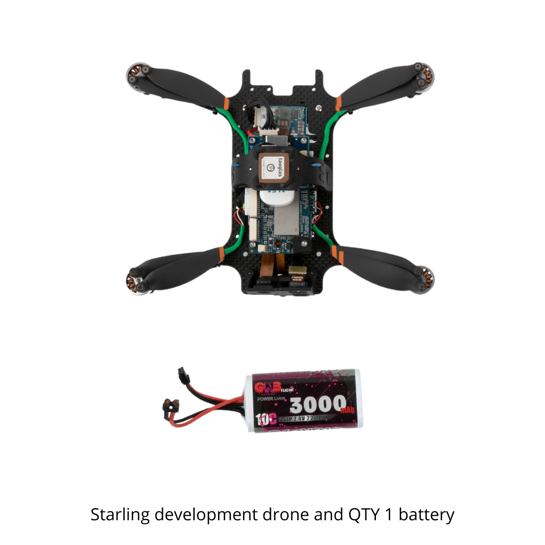 ModalAI, Inc. Drone with Battery (BETA) VOXL 2 Starling Indoor and Outdoor SLAM & Autonomy Development Drone