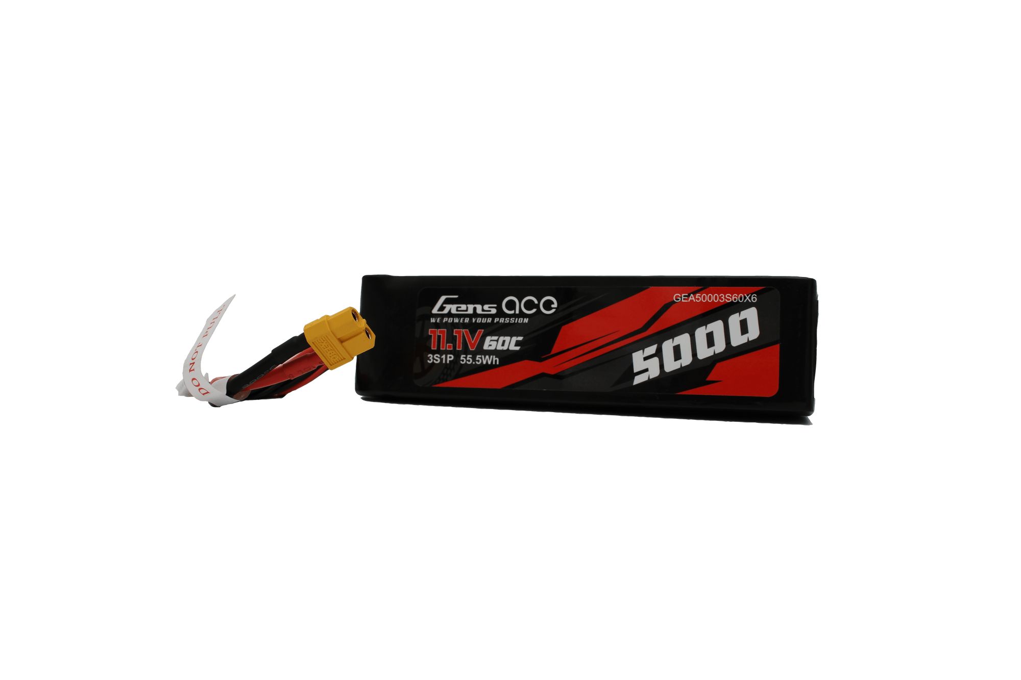 ModalAI Gens Ace 11.1V 60C 3S 5000mAh Lipo Battery Pack With XT60 Plug