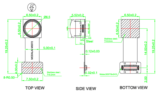 ModalAI, Inc. Accessory M0072 Fisheye